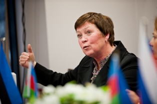 Людмила Селиванова на семинаре в БМА. Рига. 07.12.2011. Фото Мариса Морканса.